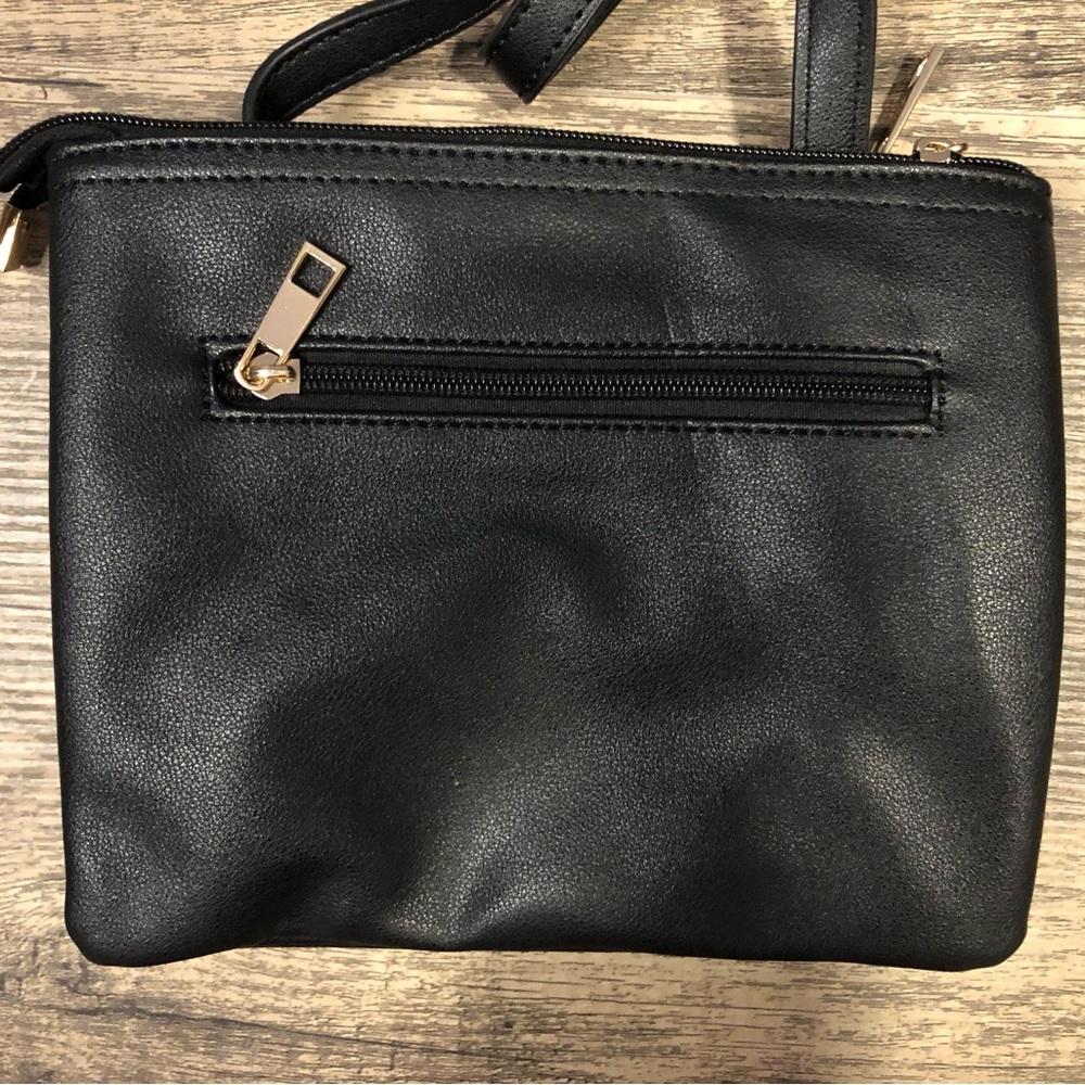 EUC Black Mellow World Faux Leather Bag - Picture 4 of 7